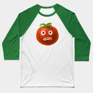 Stressed Out Tomato Baseball T-Shirt